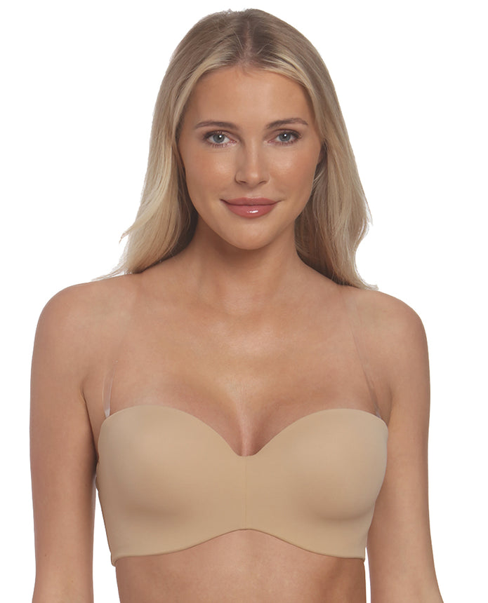 Dominique Bella Seamless Hidden Wire Strapless Bra 48-D Women's Mocha Dominique Bella Seamless Hidden Wire Strapless Bra 48-D Women's Mocha