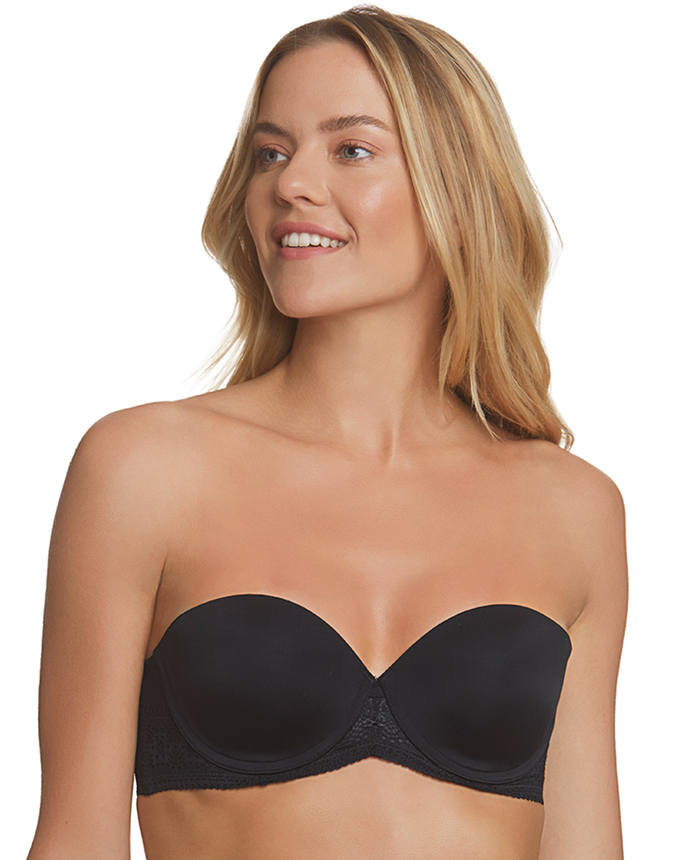 Dominique Women's Tessa Lace Strapless Convertible Bra - Black Dominique Women's Tessa Lace Strapless Convertible Bra - Black